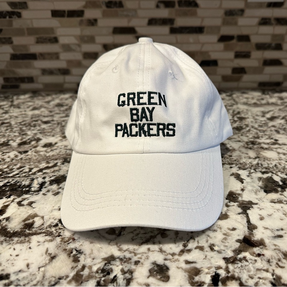 Green Bay Packers White Baseball Cap